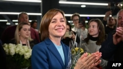 Maia Sandu, după anunțarea rezultatelor parțiale, 4 noiembrie 2024