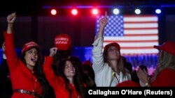 Pristaše bivšeg američkog predsjednika i republikanskog predsjedničkog kandidata Donalda Trumpa, Florida, 6. novembar 2024.