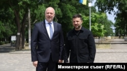 Росен Желязков и Володимир Зеленски в Одеса, 11 юни 2025