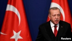 Турскиот претседател Реџеп Таип Ердоган 