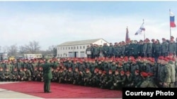 Батальон Южного военного округа прибыл в Дагестан