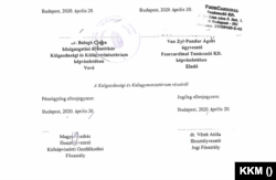 Részlet a szerződésből