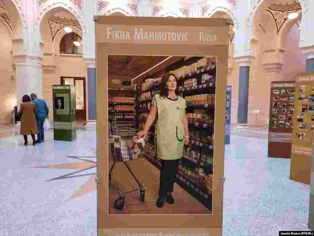 Fikra Mahmutović iz Tuzle jedna je od 11 žena koje su sudjelovale u izložbi &quot;Žive smo&quot;.&nbsp;