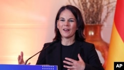 Njemačka ministrica vanjskih poslova Annalena Baerbock tokom samita Berlinskog procesa u Tirani, Albanija, 6. 10. 2023.