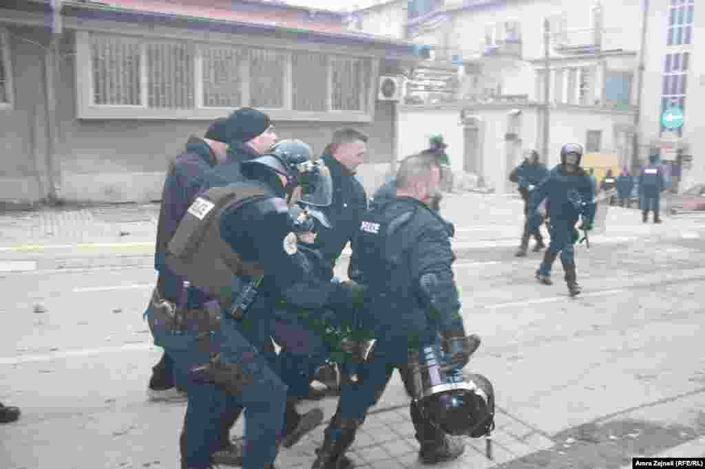 Opposition protests against Government of Kosovo in Prishtina