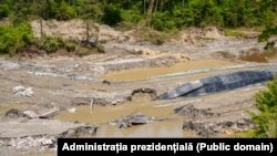 La Praid, județul Harghita, există riscul prăbușirii planșeului minei de sare.