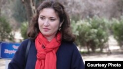 Gulnora Amirshoeva, editor in chief of the Vecherka weekly, says the police were trying to extort a bribe from her son.