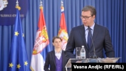 Aleksandar Vučić i Ana Brnabić
