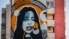 Një nga më shumë se 200 muralet e pikturuara gjatë dhjetë edicioneve të festivalit ndërkombëtar, Mural Fest, në Ferizaj, Kosovë. Fotografi e shkrepur më 19 shtator 2025.