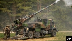 Obuziere folosite pe frontul din Ucraina.