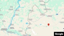 Местность на территории западного Казахстана, куда упал похожий на беспилотник предмет