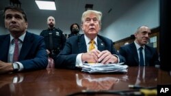 Bivši predsjednik Donald Trump na sudu u New Yorku, 29. maja 2024.