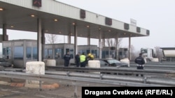 Mesto saobraćajne nesreće na naplatnoj rampi Doljevac, arhivska fotografija