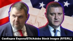 Делян Пеевски (вляво) и Владислав Горанов. Колаж