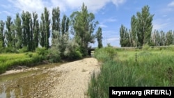 Река Биюк-Карасу, июнь 2025 года