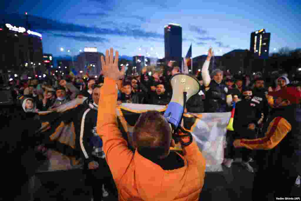 Mitingul din fața Guvernului României. 29 martie 2021