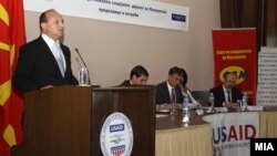 Архивска фотографија: Претседателот на ССМ Живко Митревски.