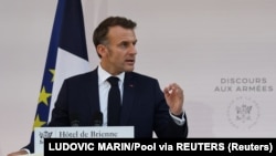 Francuski predsednik Emanuel Makron, 13. jul 2025.