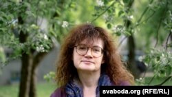 Natalja Dulina a belarusz fővárosban 2021. május 17-én