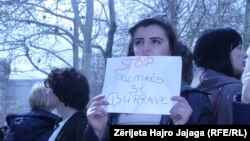 Protestë në Maqedoni, 8 mars 2018