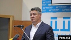 Хрватскиот претседател Зоран Милановиќ