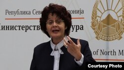 Илустрација - Министерката за култура, Ирена Стефоска