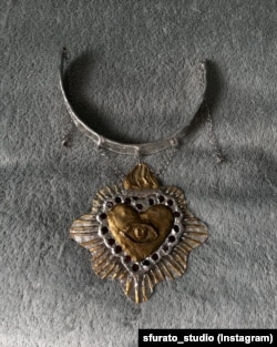 Украшение из металла. Автор Екатерина Тутерова