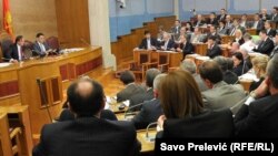 Rasprava u Parlamentu Crne Gore