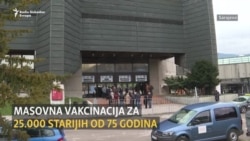 Počela vakcinacija Sarajlija starijih od 75 godina