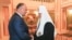 Ex-președintele Igor Dodon și Patriarhul Kirill la una dintre întrevederile din cei doi, fotografie din arhivă. 