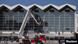 Mesto pada nadstrešnice u Novom Sadu, 2. novembar 2024.