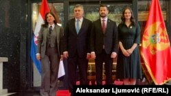 Predsednici Hrvatske i Crne Gore, Zoran Milanović and Jakov Milatović, Podgorica, 26. mart 2025.