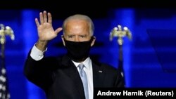 Joe Biden, az Egyesült Államok megválasztott elnöke.
