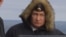 Владимир Путин на борту крейсера «Маршал Устинов»