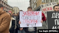 Протест во Белград, Србија