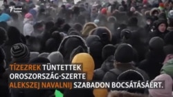 Tömegtüntetések és közösségimédia-kampány Navalnijért
