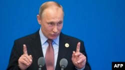 Володимир Путін на прес-конференції 15 травня 2017 року не помітив успіху «Євробачення» в Києві