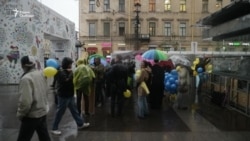 Украинский флаг как средство агитации