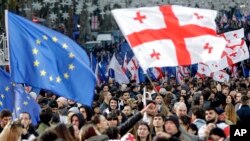 ევროკავშირის მხარდამჭერი აქცია. 15 დეკემბერი, 2023 წელი