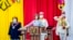 24 decembrie 2020. Președinta Maia Sandu depunând jurământul, secondată de președinta Curții Constituționale, Domnica Manole