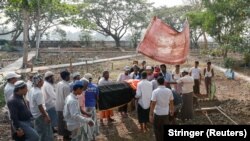 Sahrana jednog od demonstranata u Jangunu, Mjanmar, 27. mart 2021. 