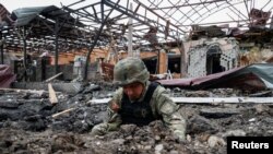 Lokacija jednog u nizu ruskih raketnih napada na Harkiv, Ukrajina, 22. maj 2024.