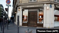 Parisul în timpul pandemiei de coronavirus, aprilie 2020.