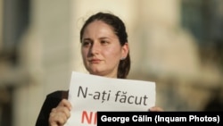 Protest feminist după cazul Caracal 