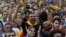 Митинг в поддержку независимости Каталонии. Барселона, 10 октября 2017 года