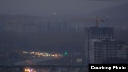 Сумерки в Усть-Каменогорске