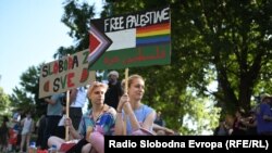 Neke od poruka sa Parade ponosa u Sarajevu bile su i protiv izraelske invazije na Gazu