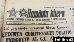 România liberă din 14 ianuarie 1989