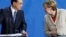 Ли Кэцян и Ангела Меркель после переговоров в Берлине