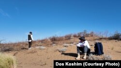 Пески Таукум участники пешего похода преодолели за трое суток